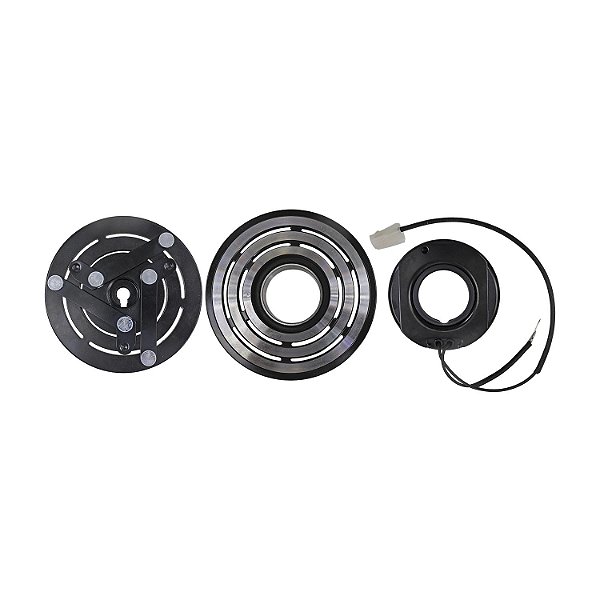 Conjunto de Embreagem do Compressor de Ar Condicionado Denso 10P08 12 Volts 6pk