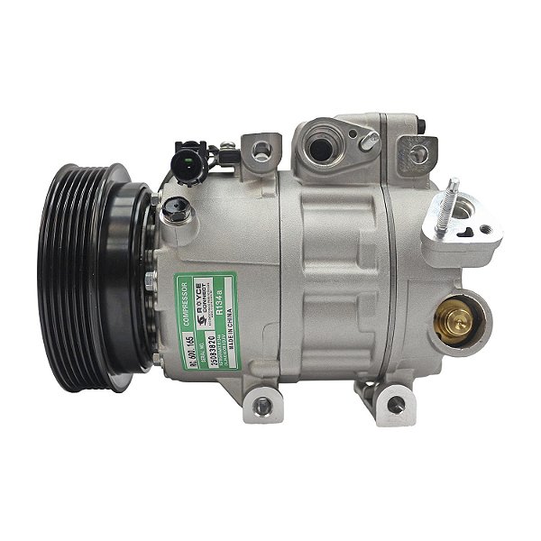 Compressor de Ar Condicionado Mod Halla Vera Cruz 3.0 V6 Santa Fé 2.7 12 Válvulas Azera Sorento 2007 Até 2009