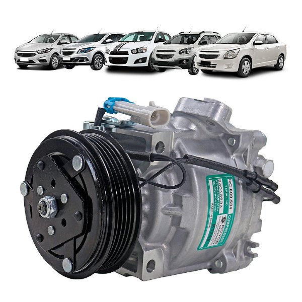 Compressor de Ar Condicionado Scroll Prisma Spin Onix Cobalt 1.4 1.8 2013 em diante