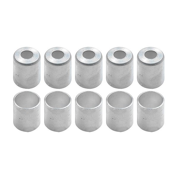 Caneca Clip 08mm 1332 Polegadas Aluminio PCT Com 10 Pçs