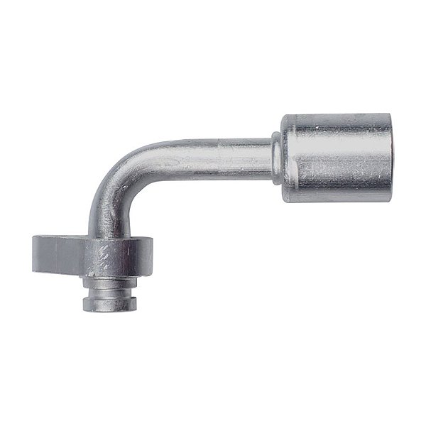 Conexão Block Fitting Radial 90º 10mm Aluminio sem Engate