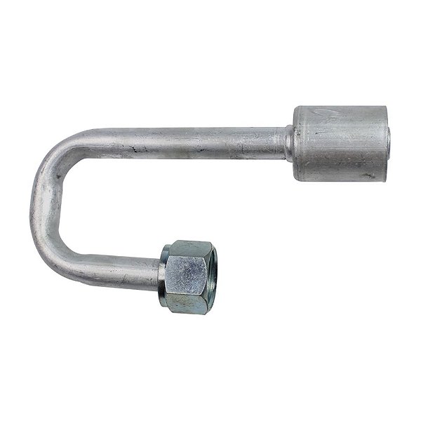 Conexão O'ring 180º Fêmea 10mm Aluminio