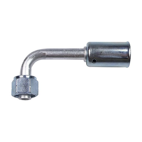 Conexão Radial 90º Fêmea 06mm Aluminio cClip a