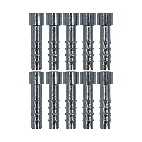 Conexão Salva Vida 06mm Aço - 10 Pçs