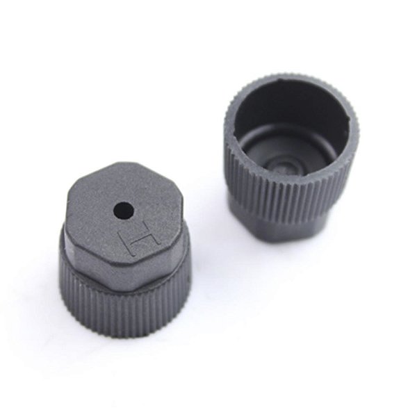 Tampa Plástica Válvula de Serviço Alta R134a 6 e 8mm 10 Pçs