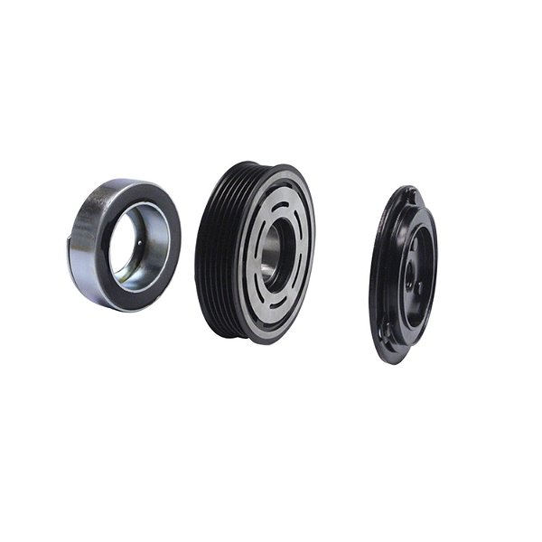 Conjunto Embreagem Compressor de Ar Condicionado Delphi CVC Fox Polo 2004 em diante