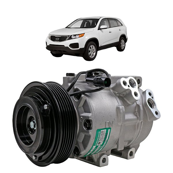 Compressor de Ar Condicionado Mod Doowon DV16 Sorento 2.4 , 3.5 2011 em diante