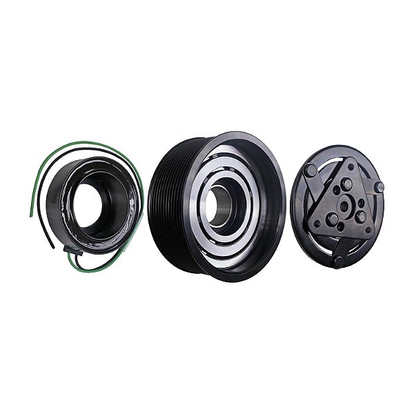 Conjunto de Embreagem Compressor de Ar Condicionado 6095 7H15  Escavadeira Caterpillar 320 D2L 2012 em diante