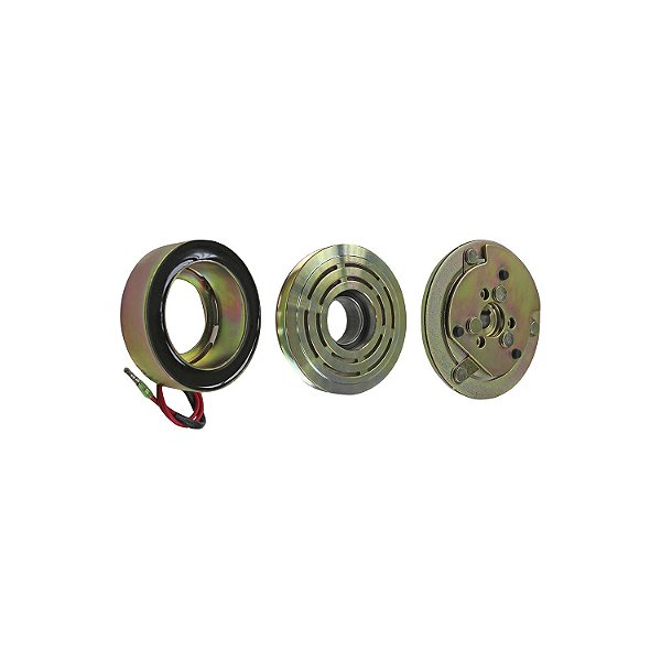 Conjunto de Embreagem do Compressor de Ar Condicionado 7B10 12V Polia Canal 1A