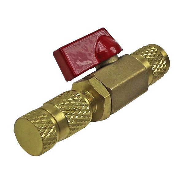 Sacador e Instalador Importado com Haste Longa de Válvula Schrader R134a Stand-Bore com Rosca 12 Fêmea x 716 Macho S Vazar o Gás