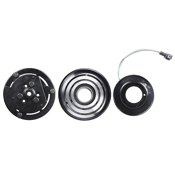 Conjunto Embreagem Compressor de Ar Condicionado Sanden SD7V16 Golf Passat