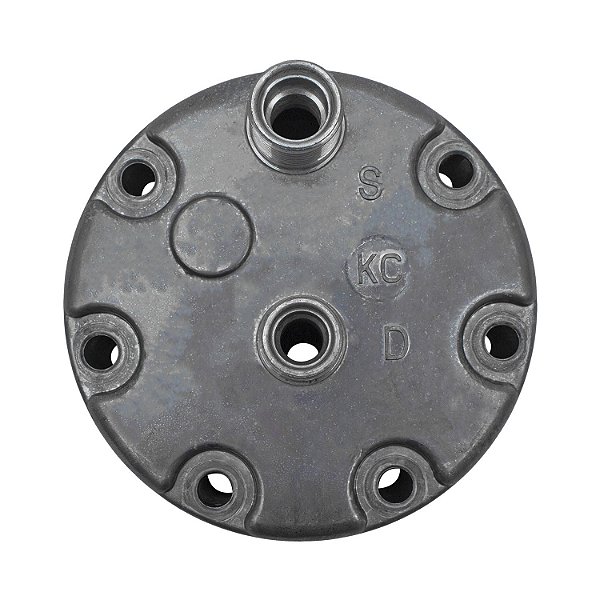 Tampa Traseira do Compressor de Ar Condicionado 7H15 Saida de 10mm e 8mm