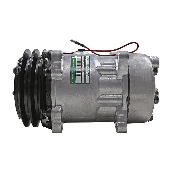 Compressor de Ar Condicionado Sanden AA7H15AA 8 Orelhas Descarga e Sucção