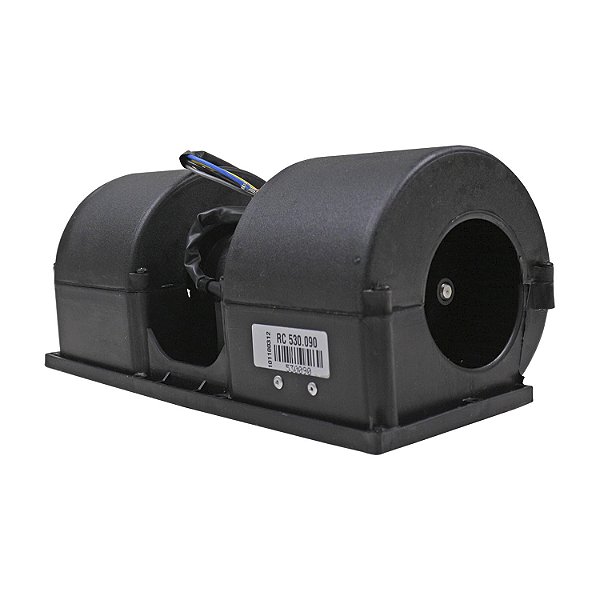 Ventilador Universal Caracol 2 Eixos 3 Vel Turbina 100mm 12V