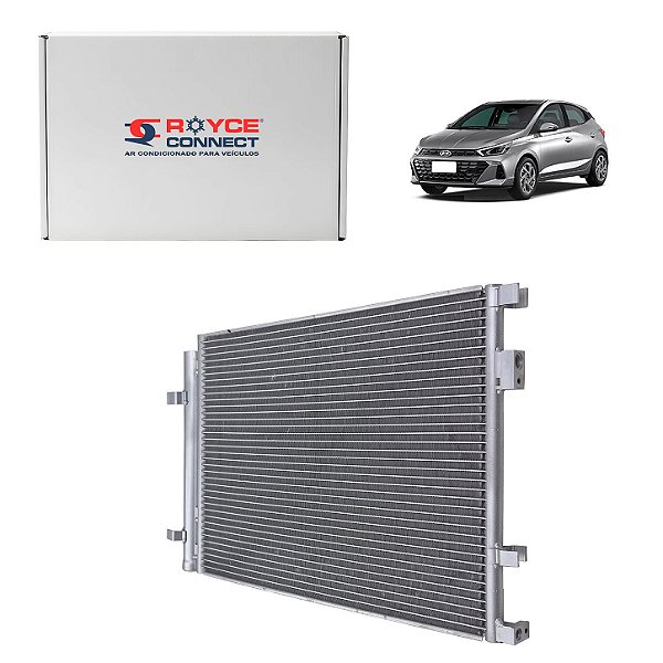 Condensador de Ar Condicionado HB20 1.0 Turbo 2020 em diante