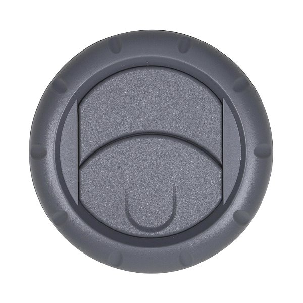 Difusor do ar condicionado universal cinza Escuro Ø71mm