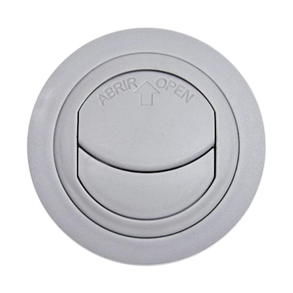 Difusor do ar condicionado universal redondo - 76x60mm