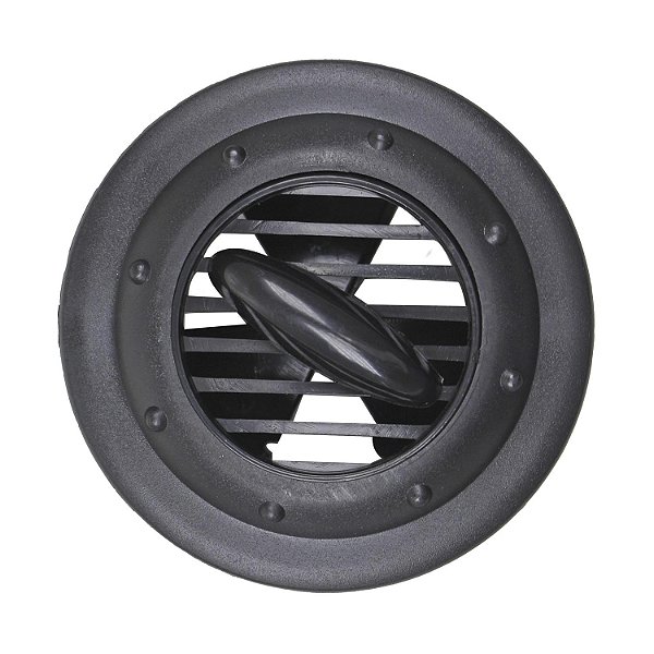 Difusor do Ar Condicionado Universal Redondo Cor Preto