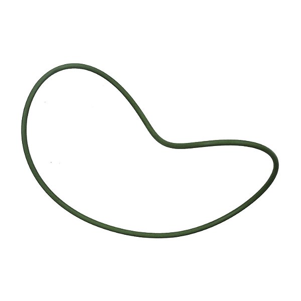 Anel O´ring 104x25mm HNBR Verde - Pacote 10 Pçs
