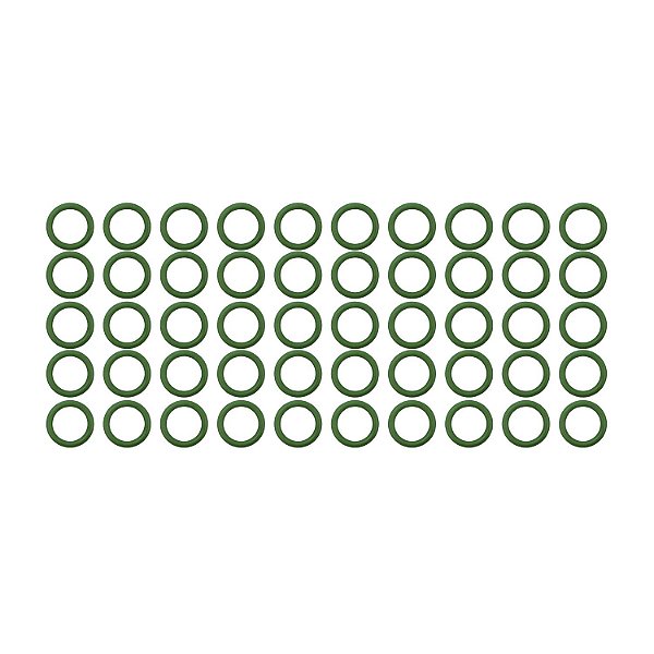 Anel O´ring 133x25mm HNBR verde R134a - Pacote 50 Pçs