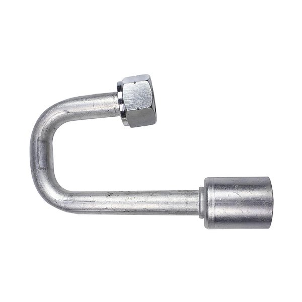 Conexão Radial 180º Fêmea 10mm Aluminio c Clip R134a