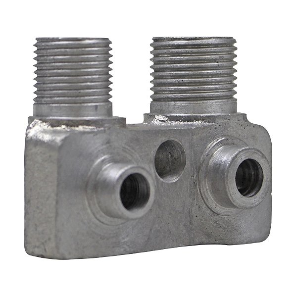 Válvula Conector Compressor de Ar Condicionado Delphi para Adaptação - Alumínio
