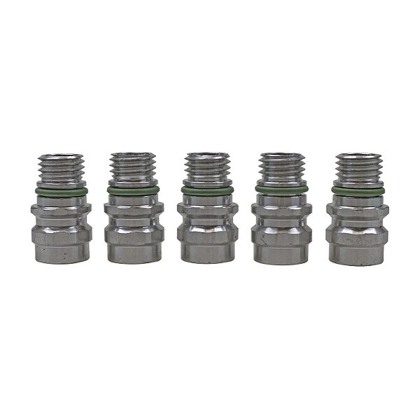 Válvula de enchimento alta M12x15 R134a 5 Pçs Alumínio