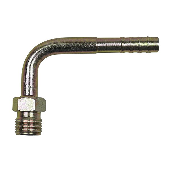 Conexão O´ring 90º Macho 06mm Aço Fixo s Clip