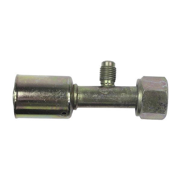 Conexão O'ring Reta Fêmea 10mm Aço c Serviço R12 c Clip