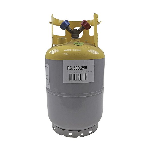 Cilindro de Gás Refrigerante R134a 12 Kg 2 Via c Válvula