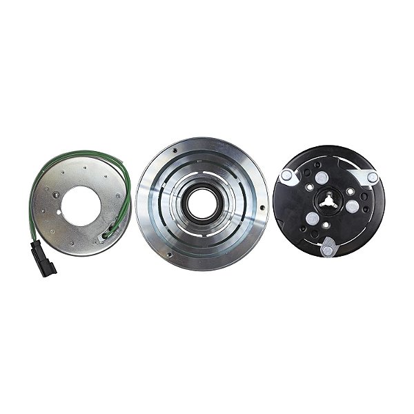 Conjunto Embreagem Compressor de Ar Condicionado Sanden 7H15 Cat 994 793D 16M