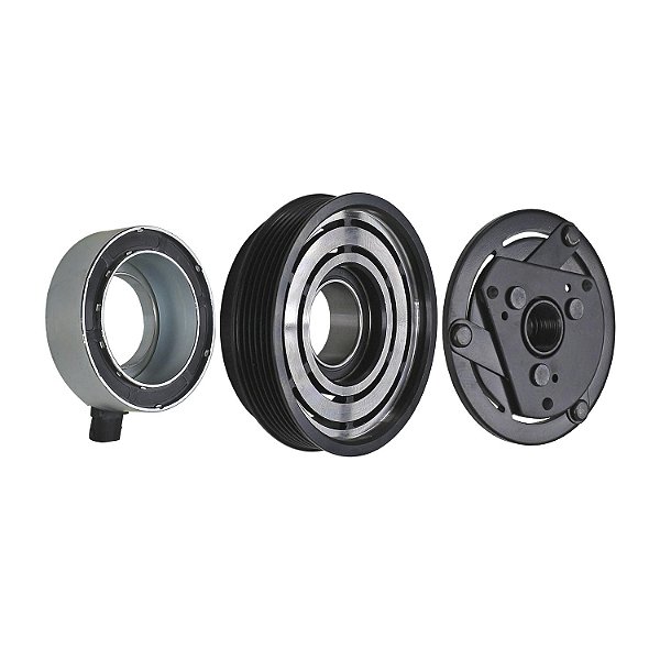 Conjunto Embreagem Compressor de Ar Condicionado CS20054 Mégane 2001 A 2006