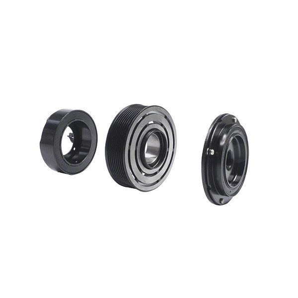 Conjunto de Embreagem Compressor de Ar Condicionado 10P15 6P148 Trator 6165J