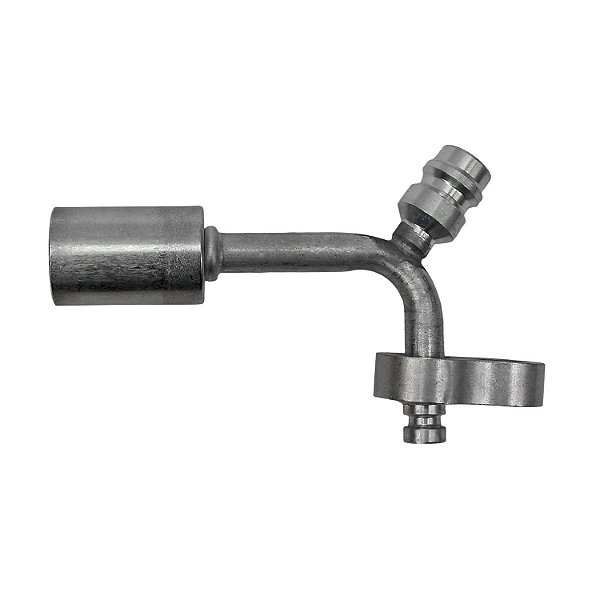 Conexão Block Fitting 90º 06mm Alumínio C Engate R134a