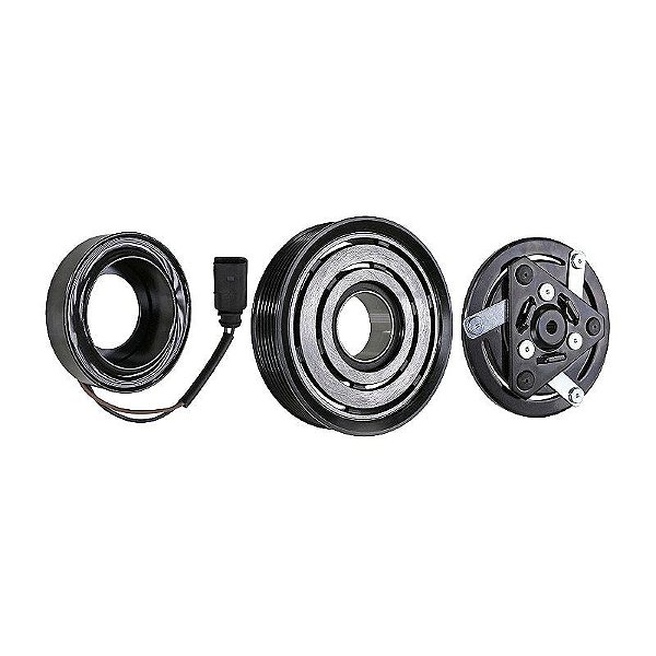 Conjunto Embreagem Compressor de Ar Condicionado Mahle Fox UP 2014 Gol G7 2016