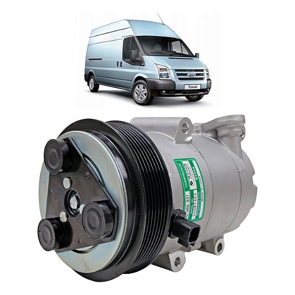 Compressor Modelo FOMOCO Ford Transit 2008 Até 2014 7pk