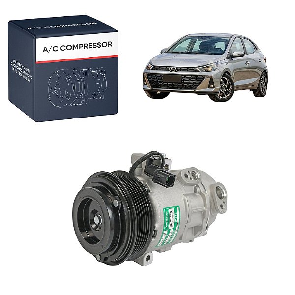 Compressor Doowon DV10 HB20 1.0 Aspirado 2025 12 Volts 6pk