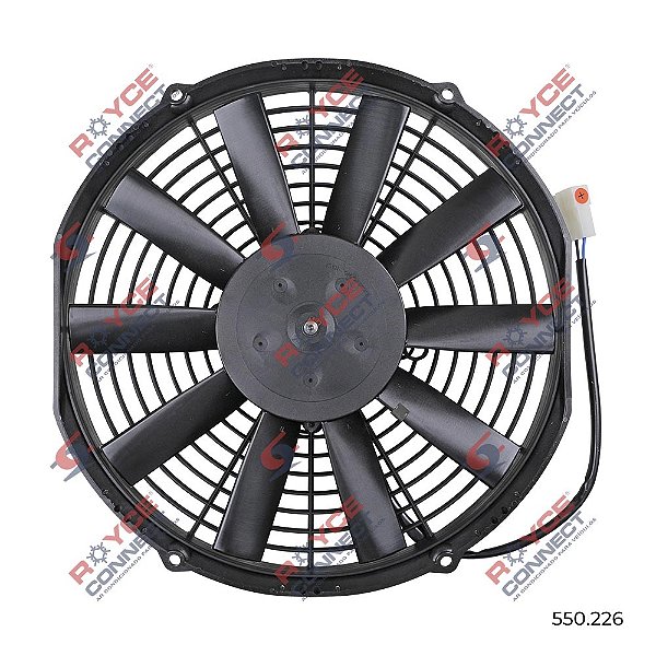 Eletroventilador Universal Spal Aspirante 11 Polegadas 12V