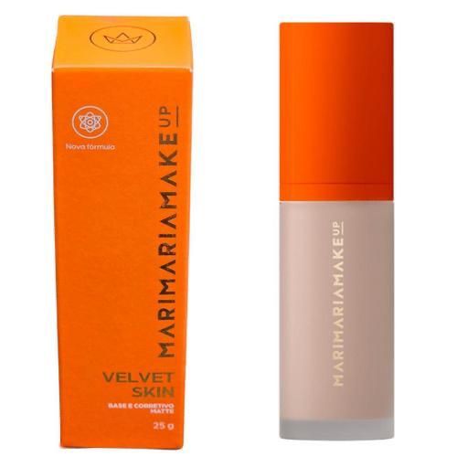 BASE E CORRETIVO VELVET SKIN MARI MARIA BEGE CLARO 01