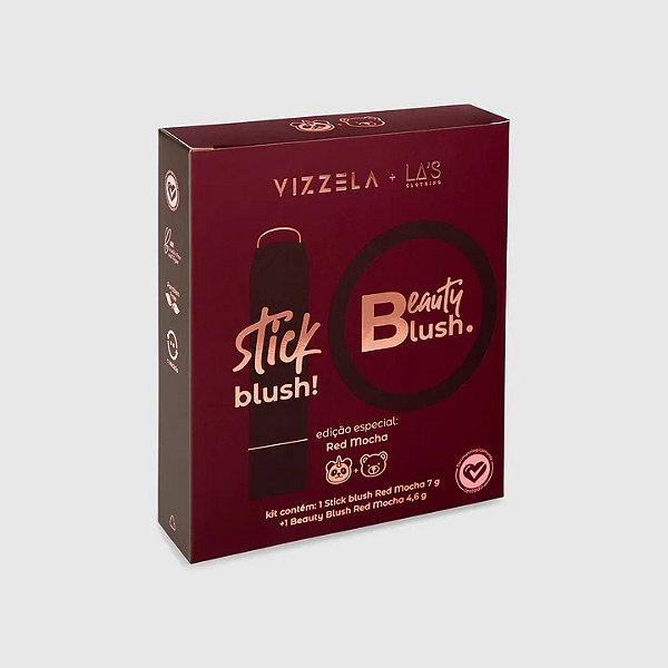 KIT BLUSHES RED MOCHA LAS VIZZELA
