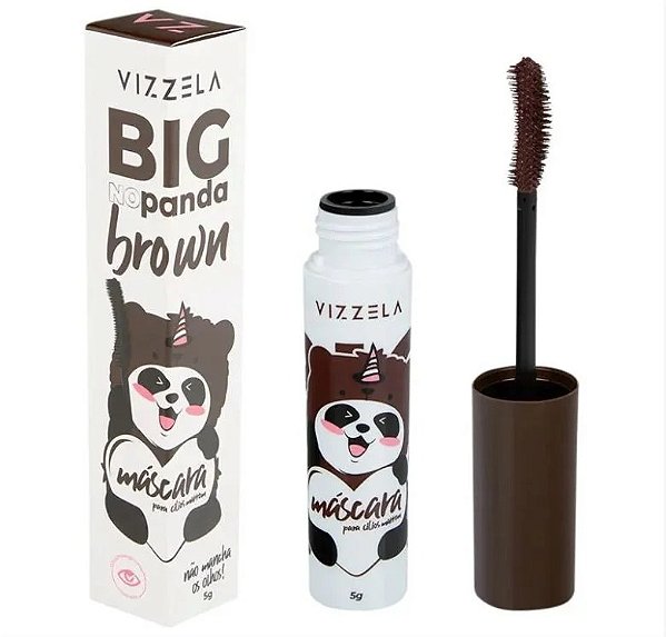 MASCARA DE CILIOS NO PANDA BIG MARROM