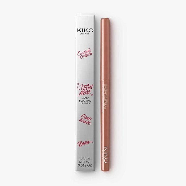 LAPIS LABIAL KIKO MILANO FLIRT ALERT COR 02 NUT ABOUT U