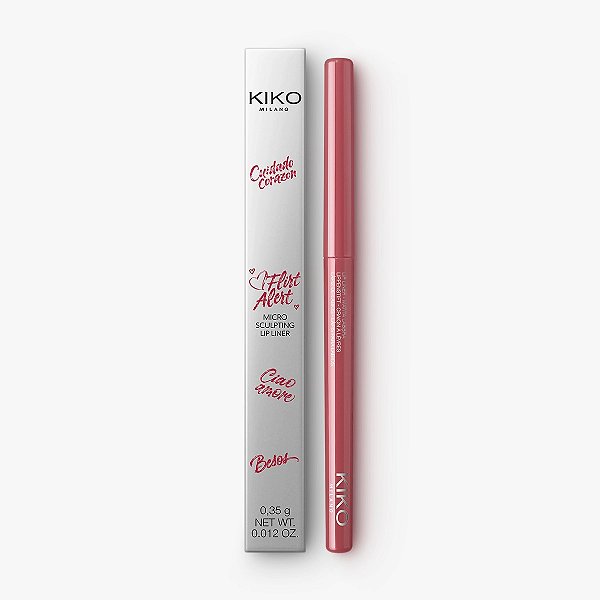 LAPIS LABIAL KIKO MILANO FLIRT ALERT COR 06 BLACKBERRY VELVET