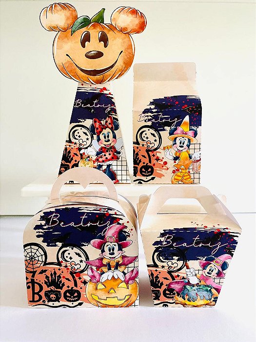 Kit Festa Minnie Halloween Lembrancinha Infantil