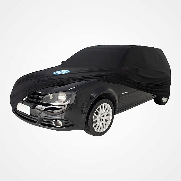 Capa Protetora para Cobrir Carro Golf GTI GT Limited Edition Sportline 2008 2009 2010 2011 2012 2013 Tecido Cor Preta Sob Medida Anti-Poeira Anti-Riscos Anti-Mofo Volkswagen Capas LP