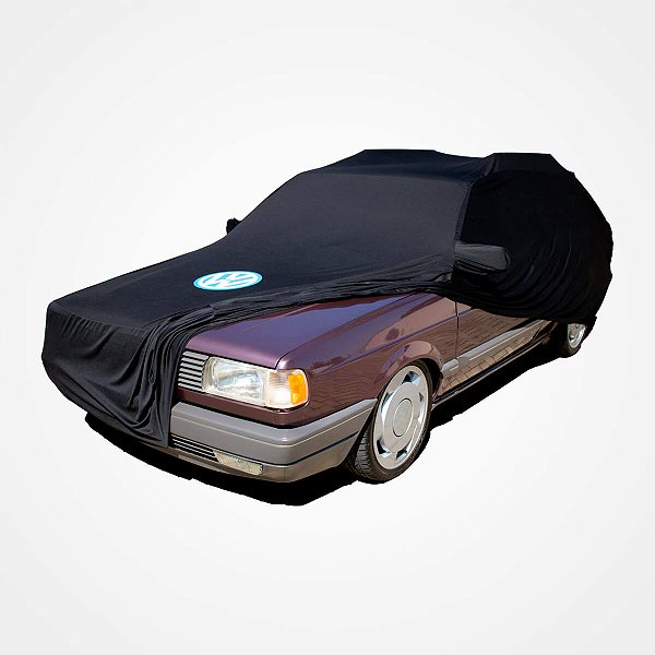 Capa Protetora para Cobrir Carro Antigo Parati Quadrada GLS GL CL Surf L LS Tecido Cor Preta Sob Medida Anti-Poeira Anti-Riscos Anti-Mofo Volkswagen Capas LP
