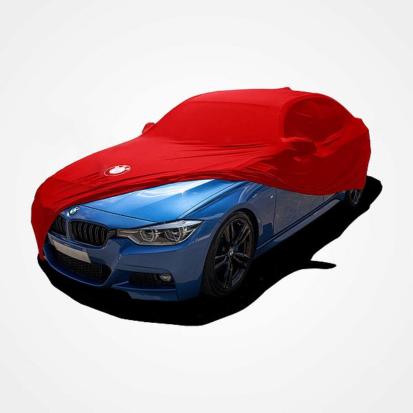 Capa Protetora para Cobrir Carro BMW 320 320i 323 323i 325 325i 328 328i 330 330i 335 335i M3 Tecido Cor Vermelha Sob Medida Anti-Poeira Anti-Riscos Anti-Mofo Capas LP