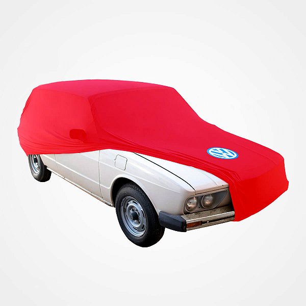 Capa Protetora para Cobrir Carro Antigo Brasília Tecido Cor Vermelha Sob Medida Anti-Poeira Anti-Riscos Anti-Mofo Volkswagen Capas LP