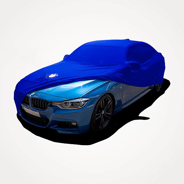 Capa Protetora para Cobrir Carro BMW 320 320i 323 323i 325 325i 328 328i 330 330i 335 335i M3 Tecido Cor Azul Sob Medida Anti-Poeira Anti-Riscos Anti-Mofo Capas LP