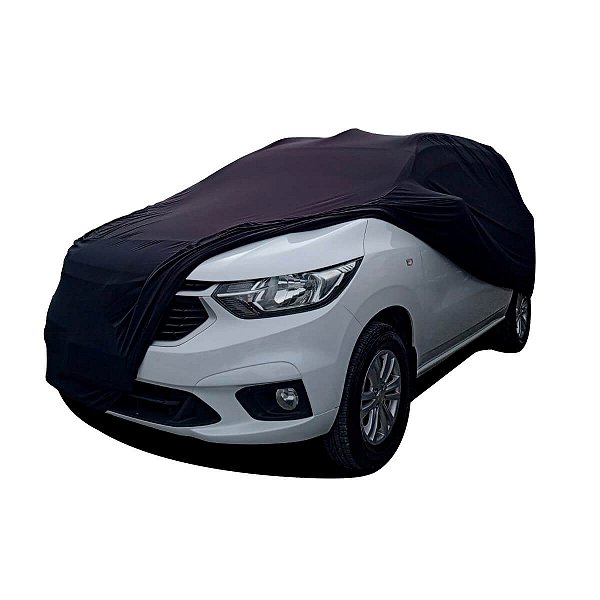 Capa para Cobrir Suv Tracker Lycra Helanca Preta Chevrolet Capas LP